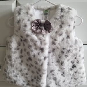 Baby Girl's 18 Month Fur Vest - Little Me